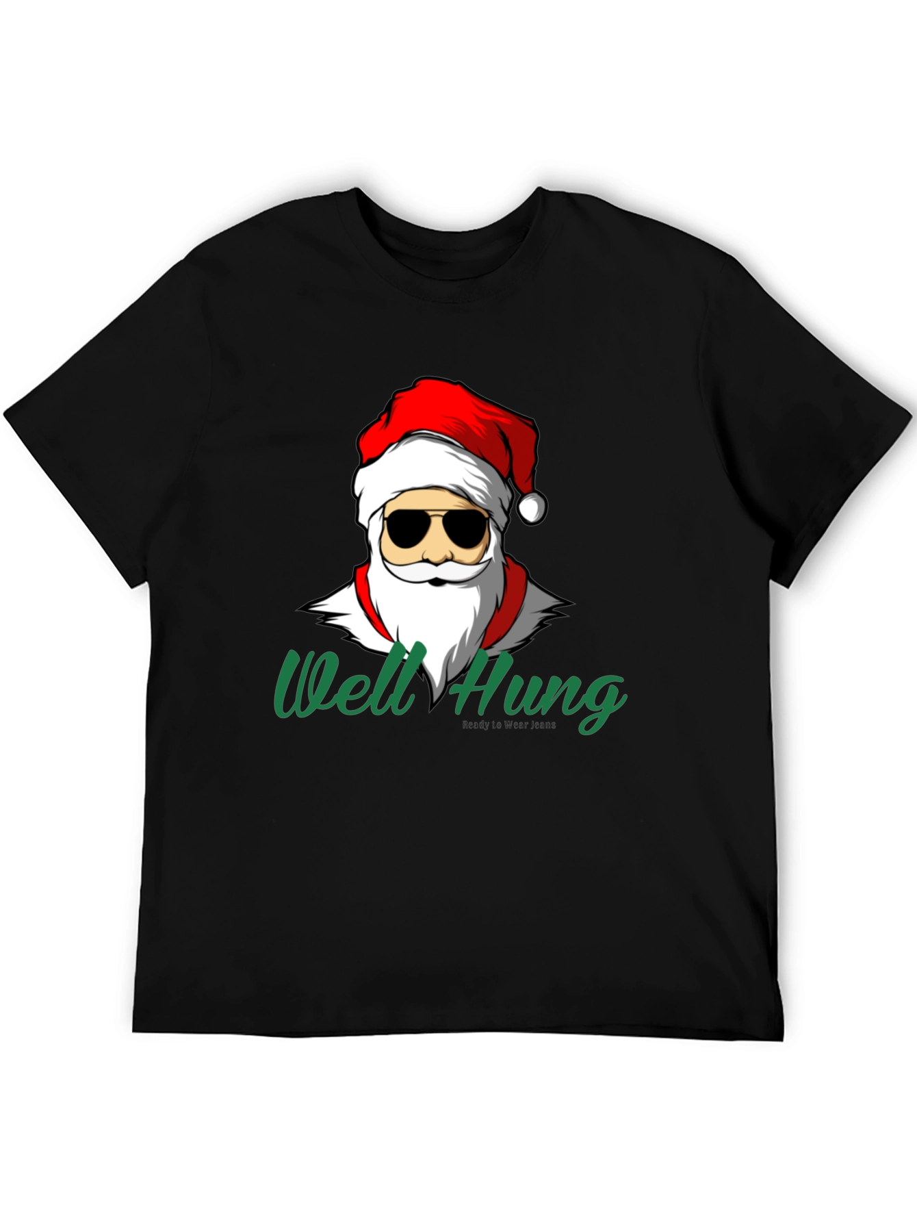 Well Hung Santa T-Shirt - Holiday Humor Apparel