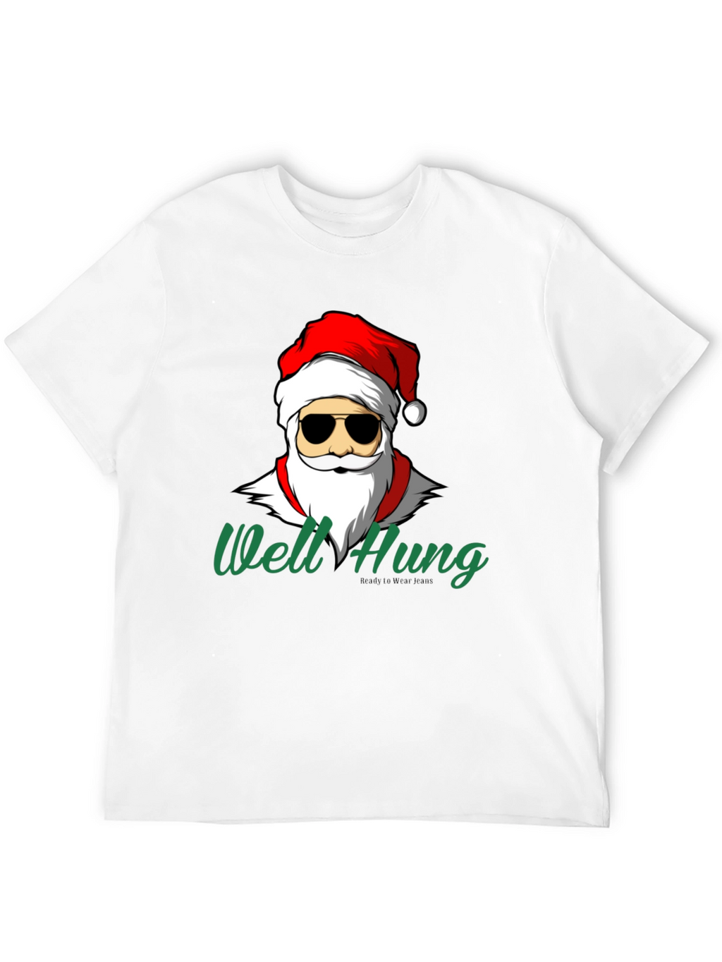 Well Hung Santa T-Shirt - Holiday Humor Apparel