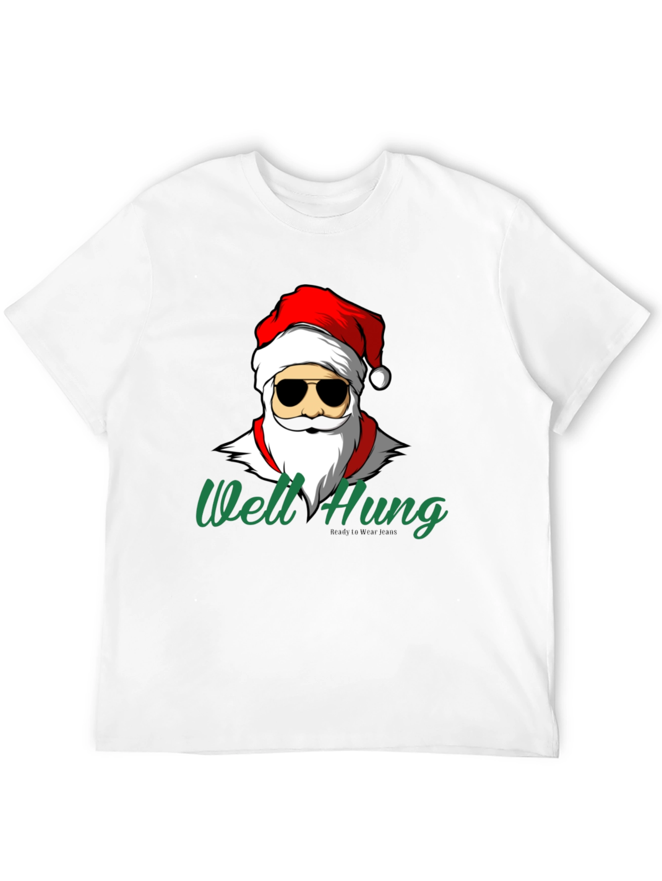 Well Hung Santa T-Shirt - Holiday Humor Apparel