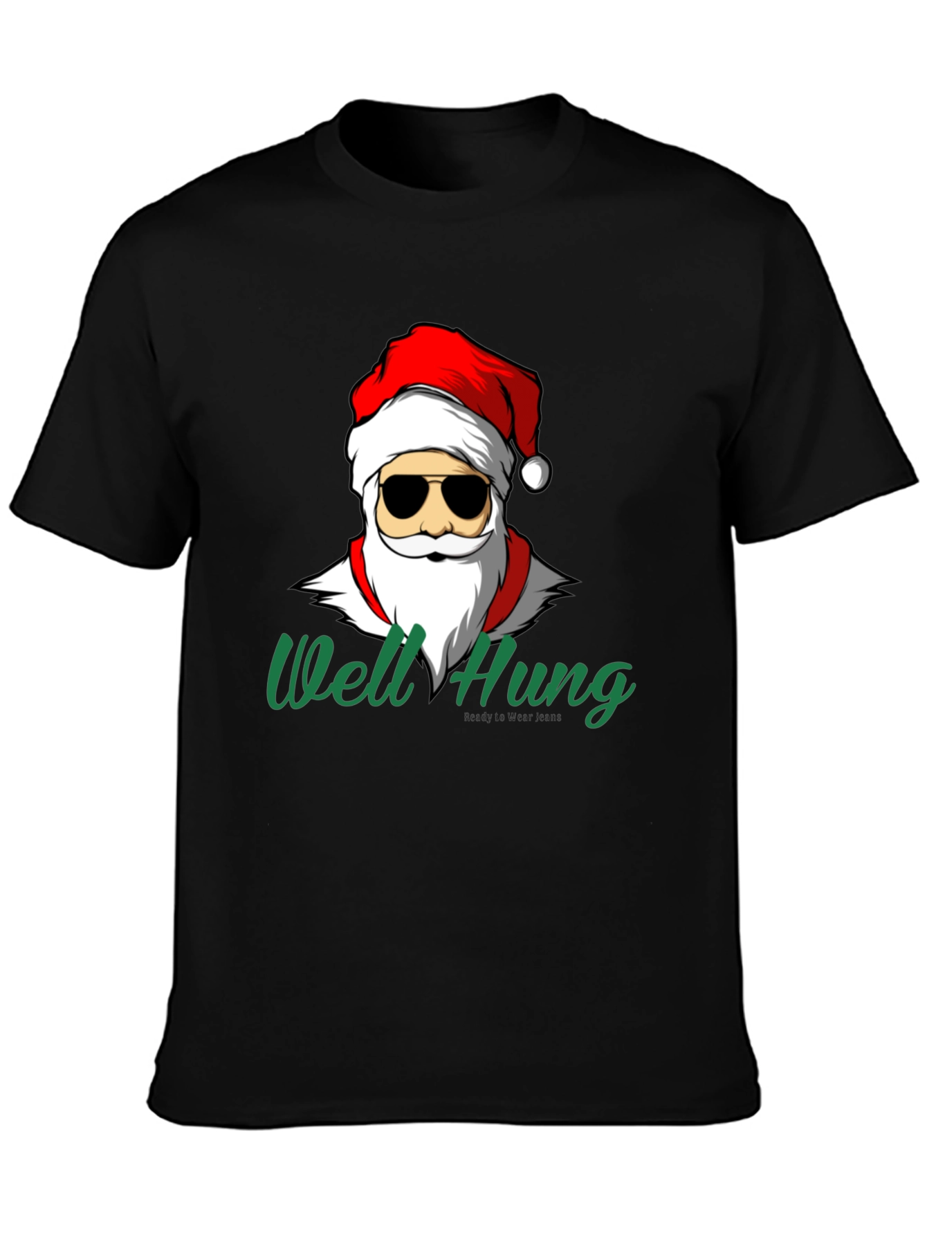 Well Hung Santa T-Shirt - Holiday Humor Apparel