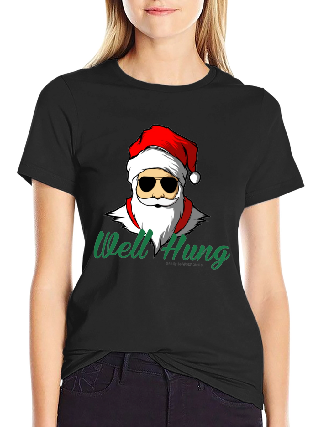 Well Hung Santa T-Shirt - Holiday Humor Apparel
