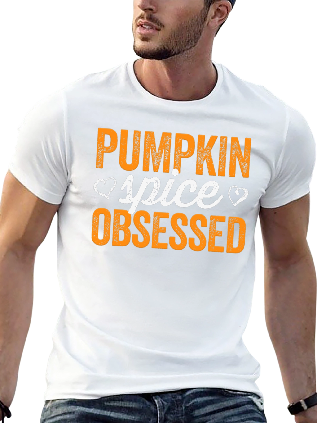 Pumpkin Spice Obsessed Black T-Shirt