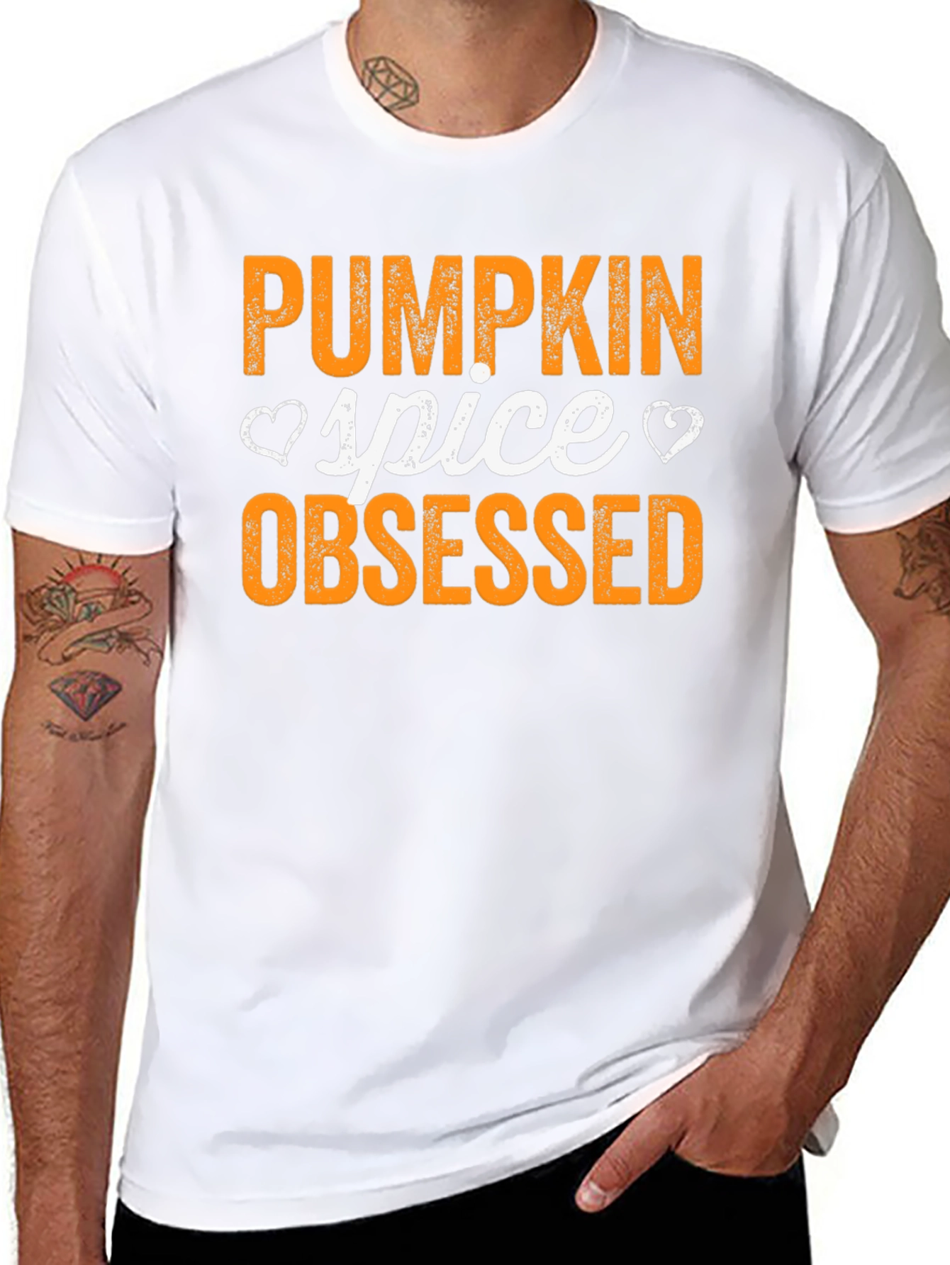 Pumpkin Spice Obsessed Black T-Shirt