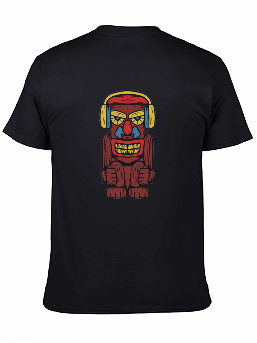 Groovy Tiki Headphone Graphic Tee