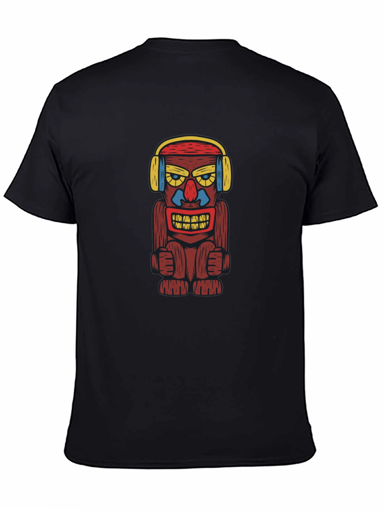 Groovy Tiki Headphone Graphic Tee