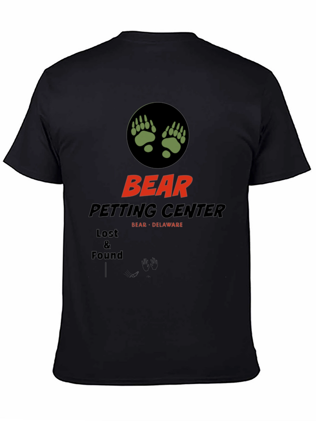 Bear Petting Center T-Shirt Funny Novelty Tee
