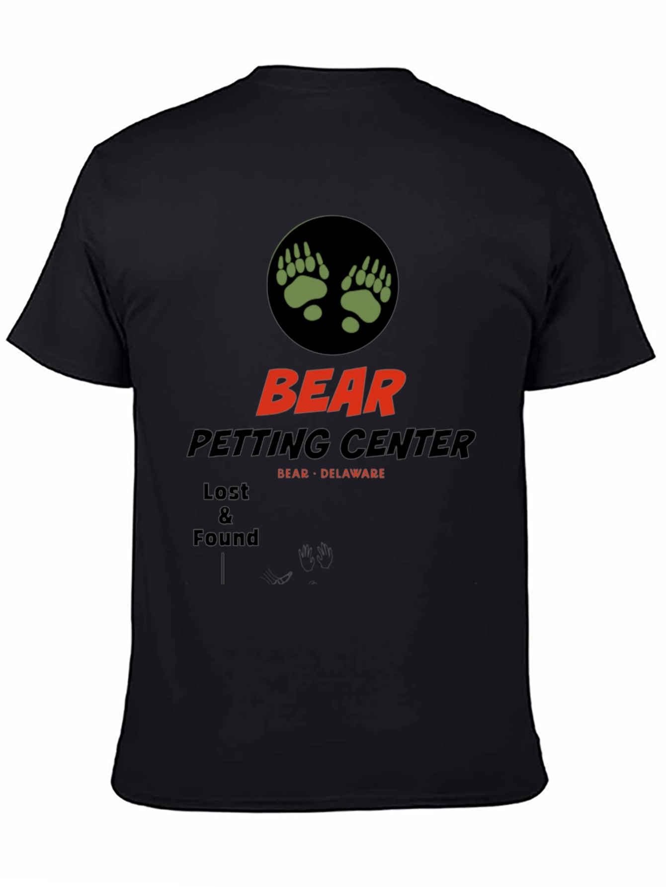 Bear Petting Center T-Shirt Funny Novelty Tee