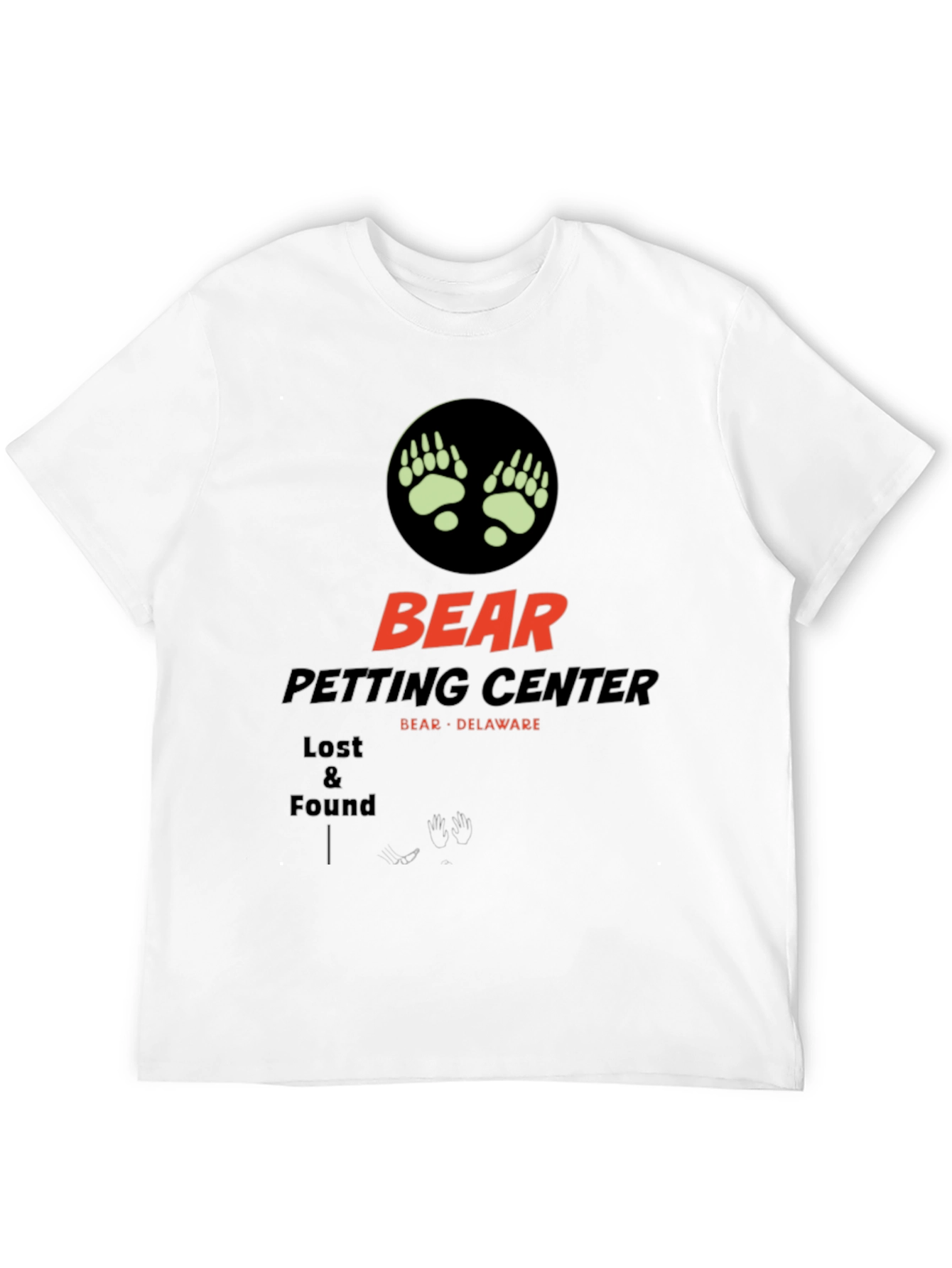 Bear Petting Center T-Shirt Funny Novelty Tee