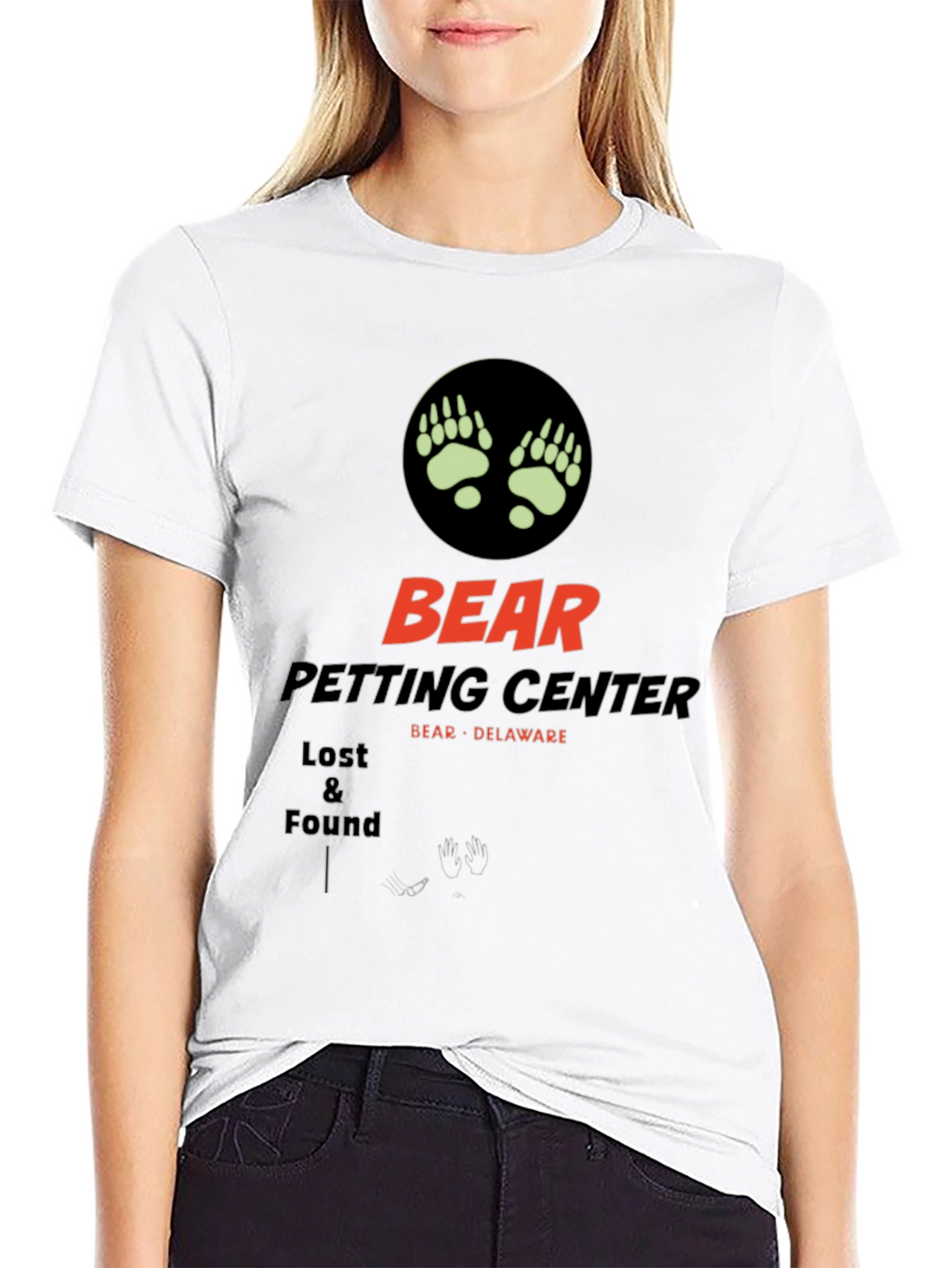 Bear Petting Center T-Shirt Funny Novelty Tee
