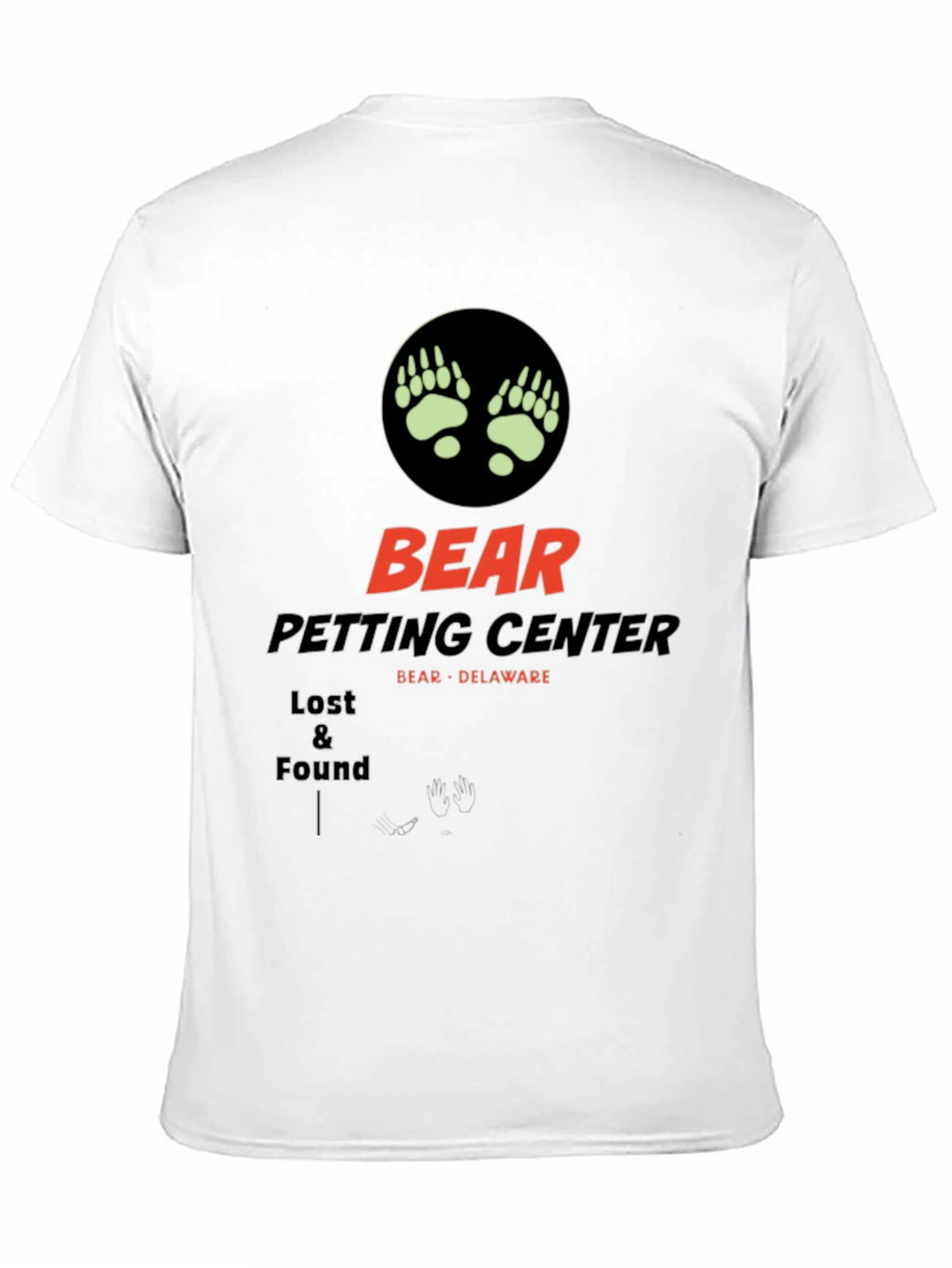 Bear Petting Center T-Shirt Funny Novelty Tee