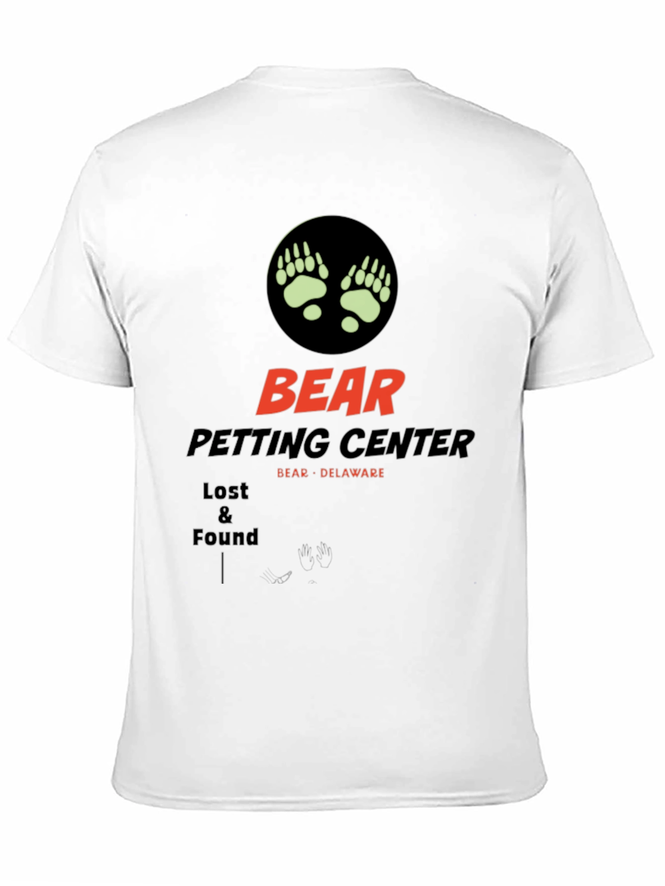 Bear Petting Center T-Shirt Funny Novelty Tee