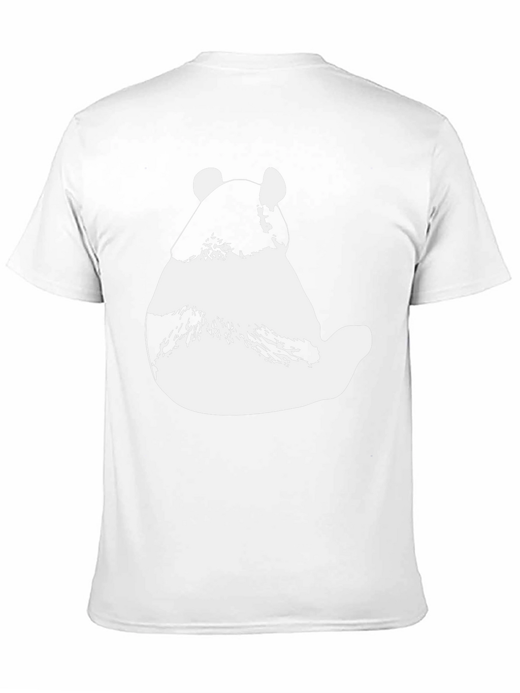 Panda Graphic T-Shirt - Black Cotton Blend Tee
