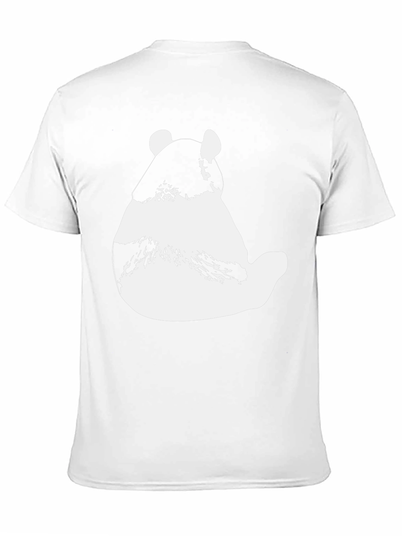 Panda Graphic T-Shirt - Black Cotton Blend Tee