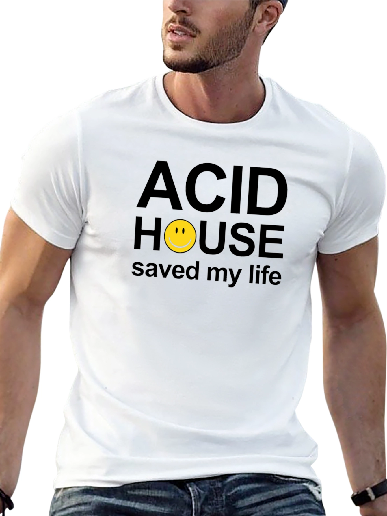 Acid House Saved My Life Graphic T-Shirt