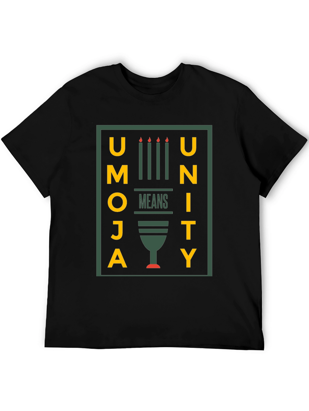 Umoja Unity Kwanzaa T-Shirt - Black Graphic Tee