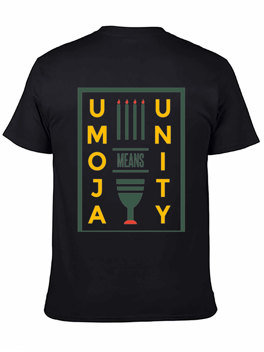 Umoja Unity Kwanzaa T-Shirt - Black Graphic Tee