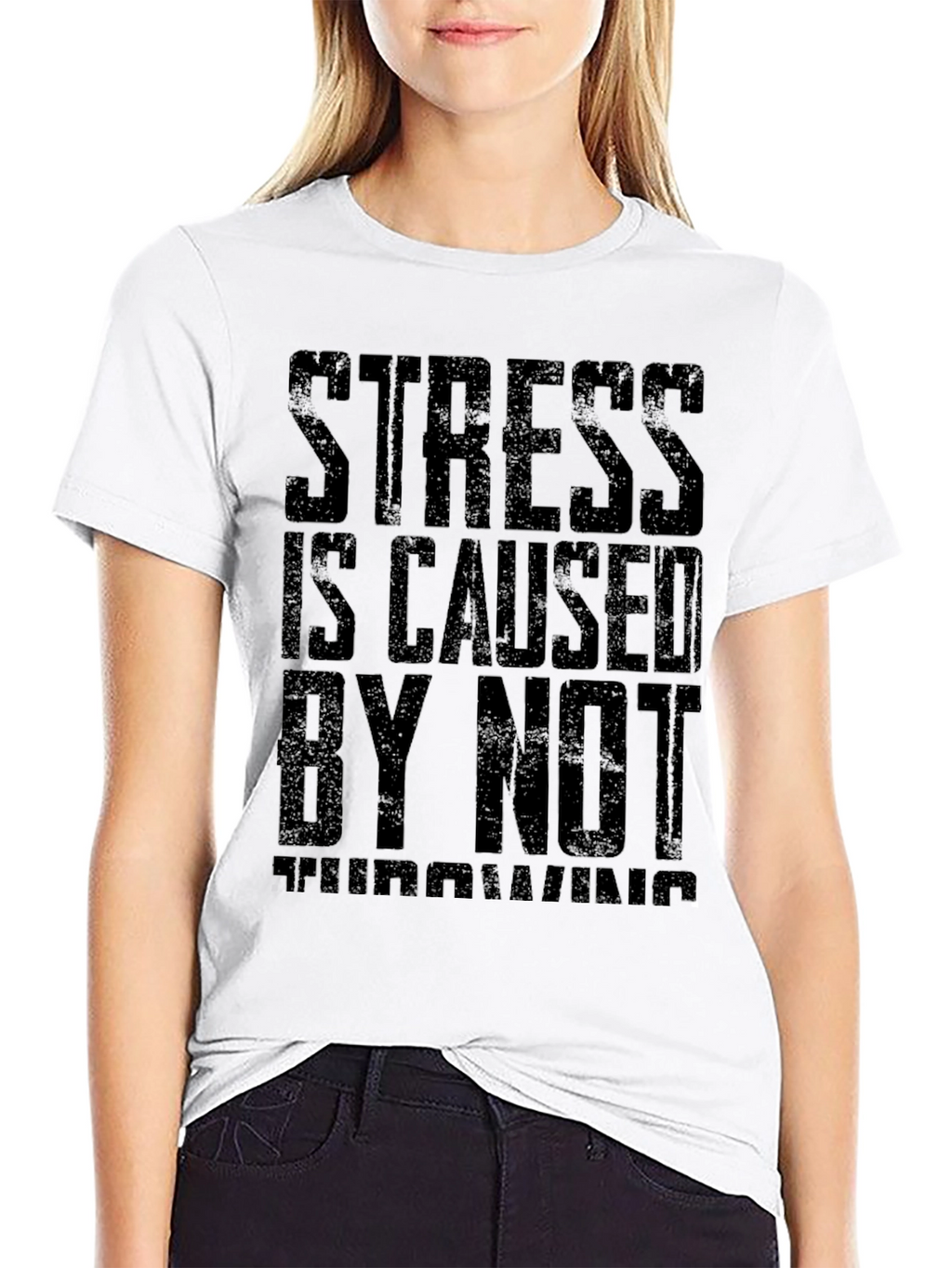 Funny Stress Throwing T-Shirt | Graphic Tee