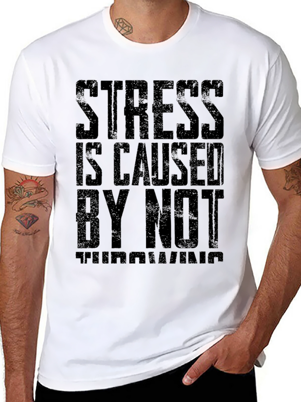Funny Stress Throwing T-Shirt | Graphic Tee