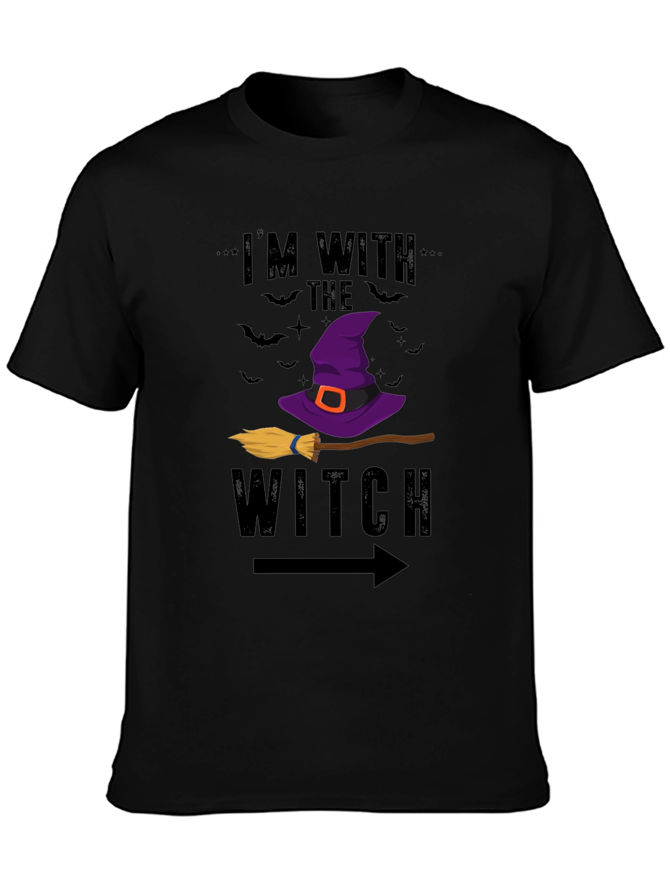 Im With The Witch Halloween T-Shirt