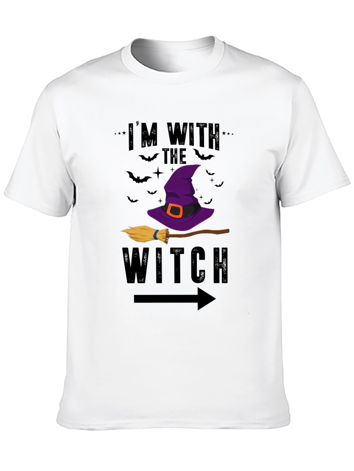 Im With The Witch Halloween T-Shirt