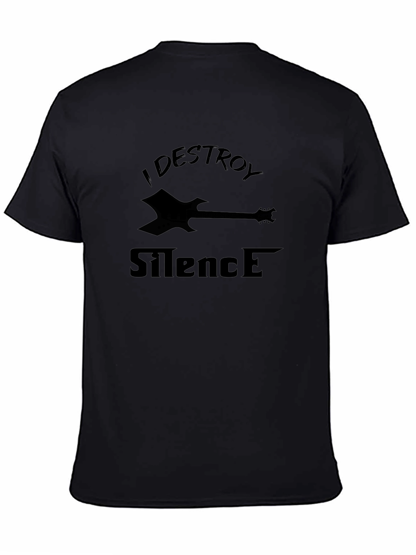 I Destroy Silence Guitar T-Shirt