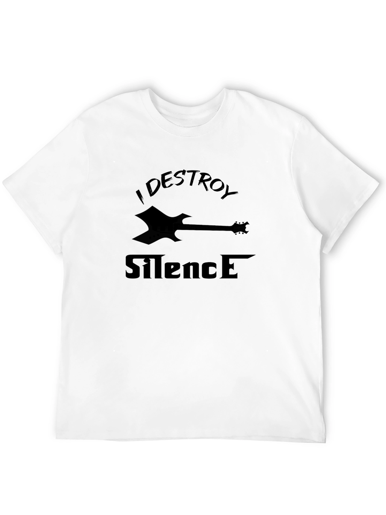 I Destroy Silence Guitar T-Shirt