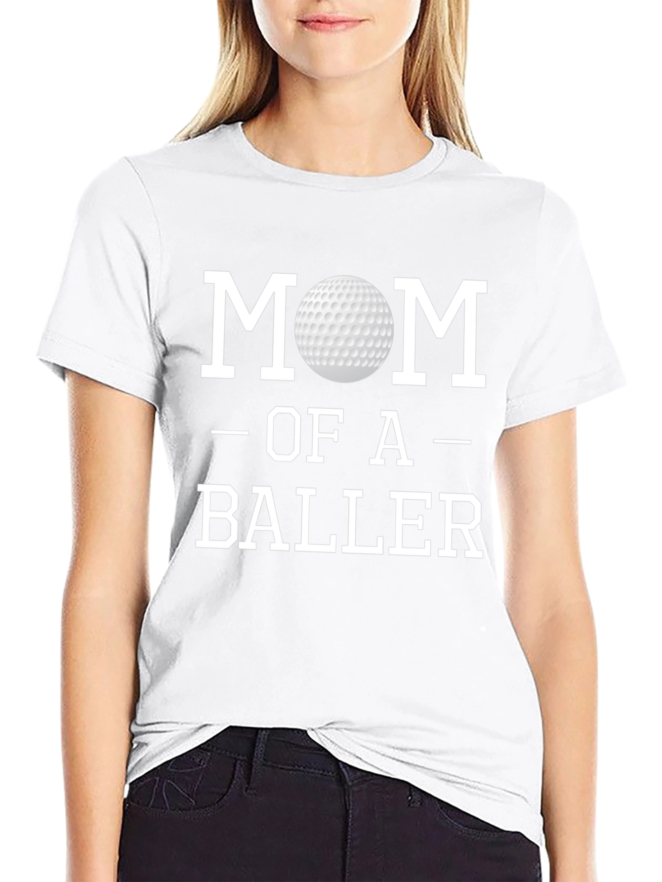 Mom of a Baller Golf T-Shirt