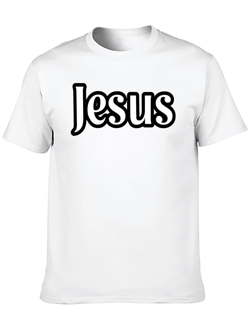 Jesus Graphic Black T-Shirt Religious Apparel