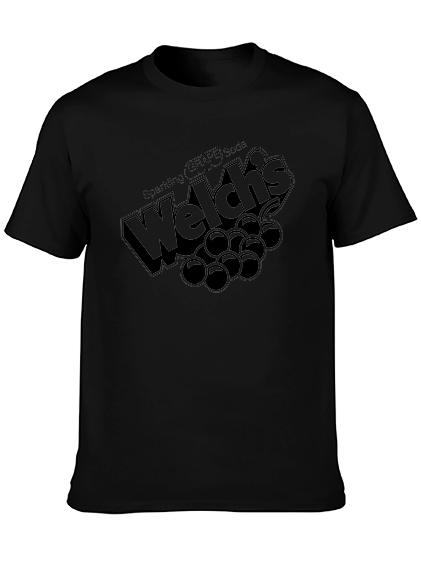 Welchs Grape Soda Black T-Shirt