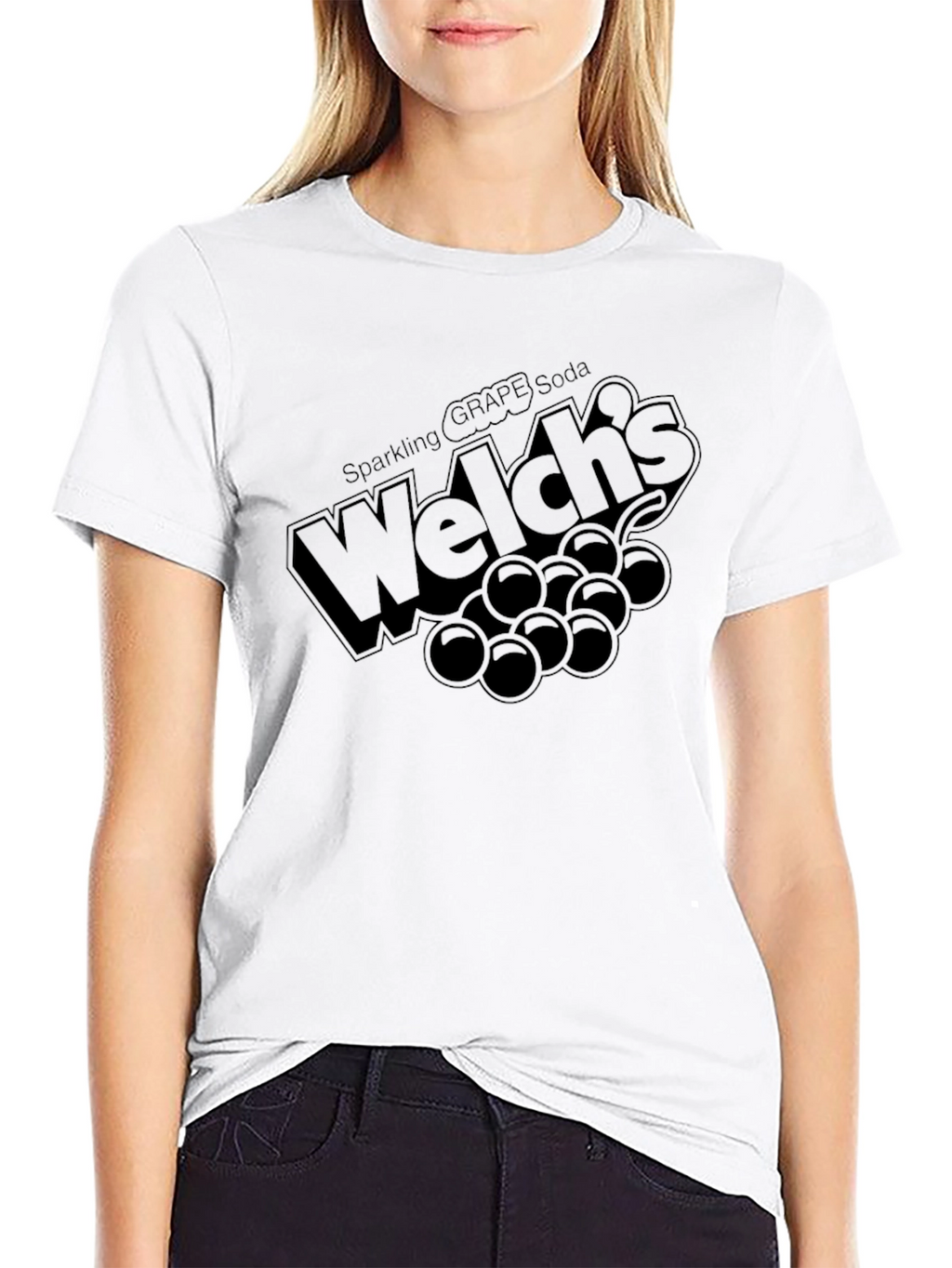 Welchs Grape Soda Black T-Shirt