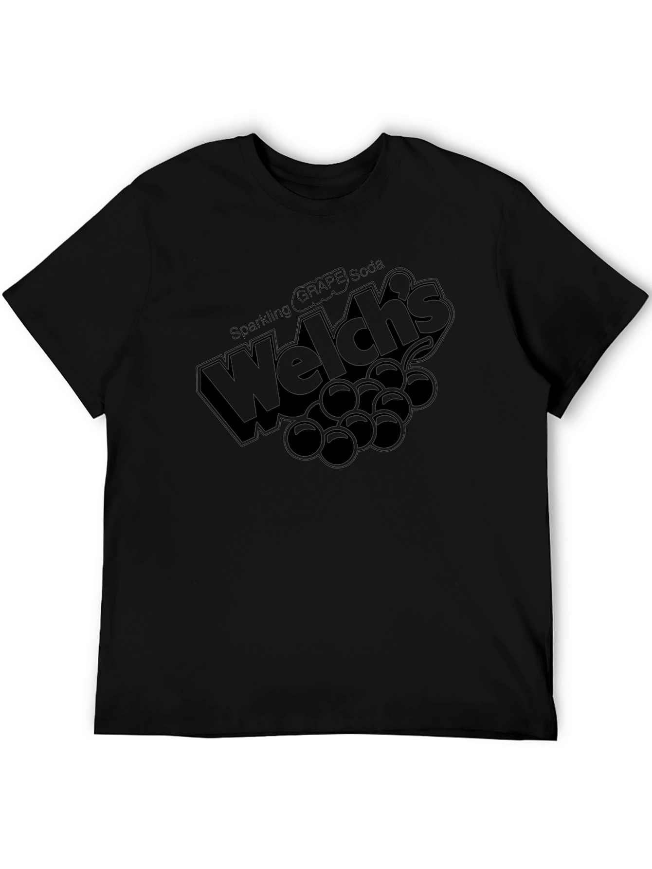 Welchs Grape Soda Black T-Shirt
