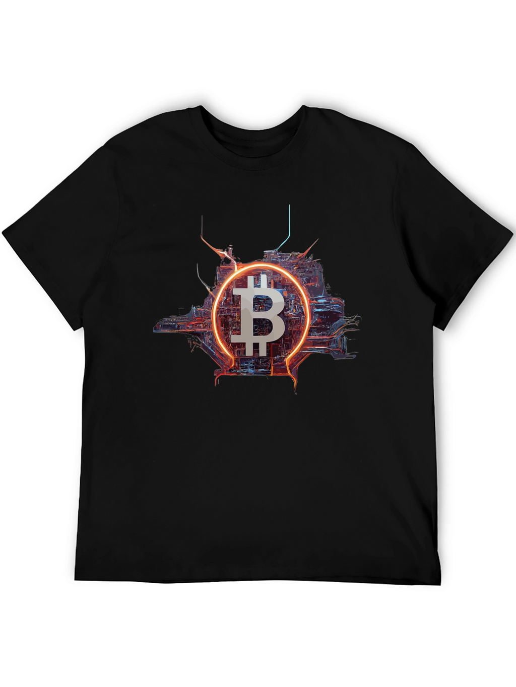 Bitcoin Sci-Fi T-Shirt - Crypto Currency Tee