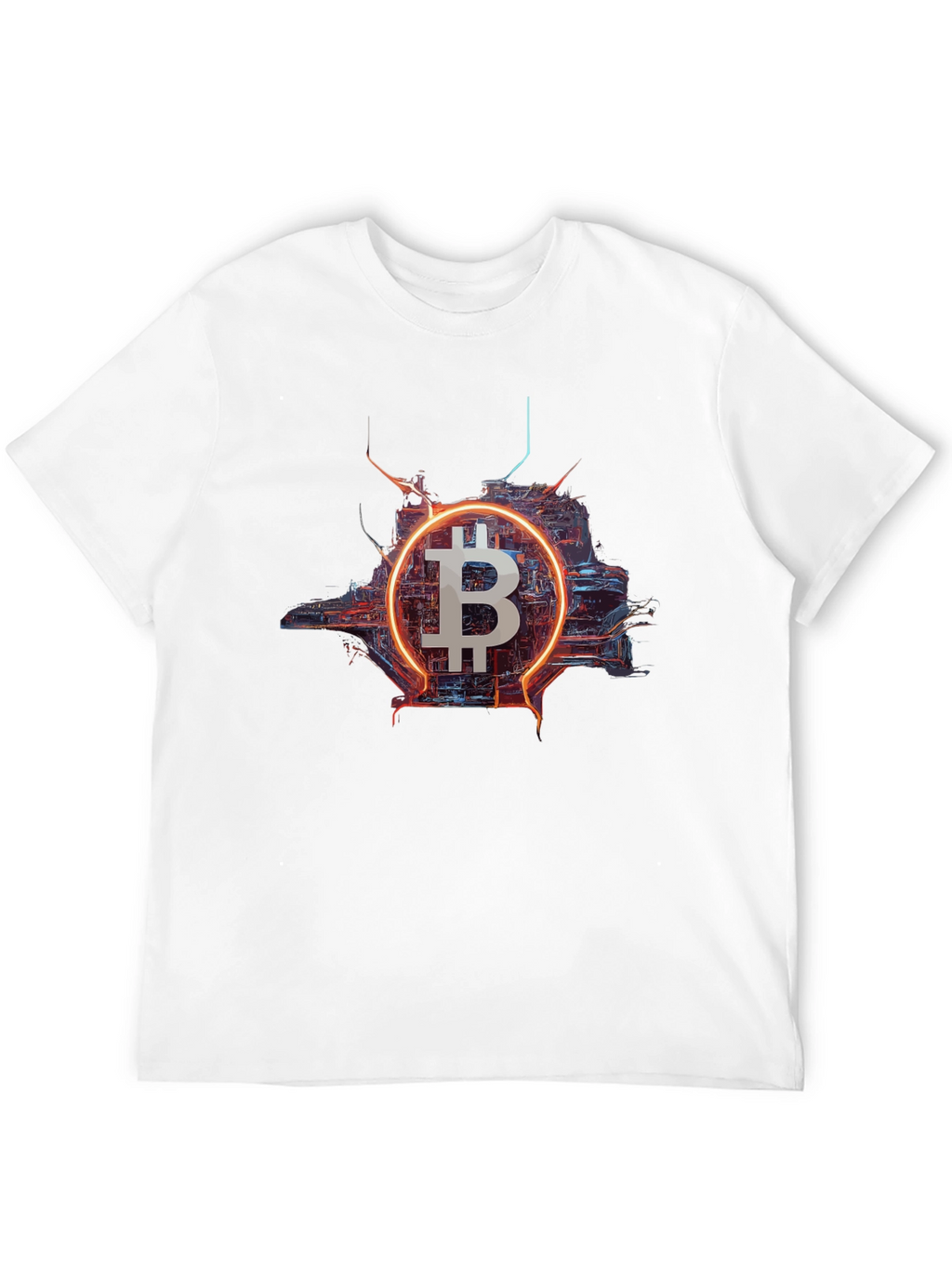 Bitcoin Sci-Fi T-Shirt - Crypto Currency Tee