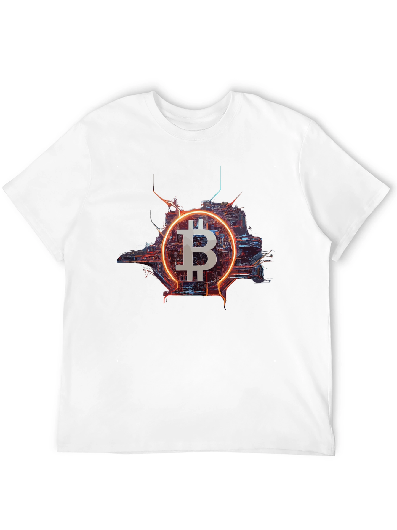 Bitcoin Sci-Fi T-Shirt - Crypto Currency Tee