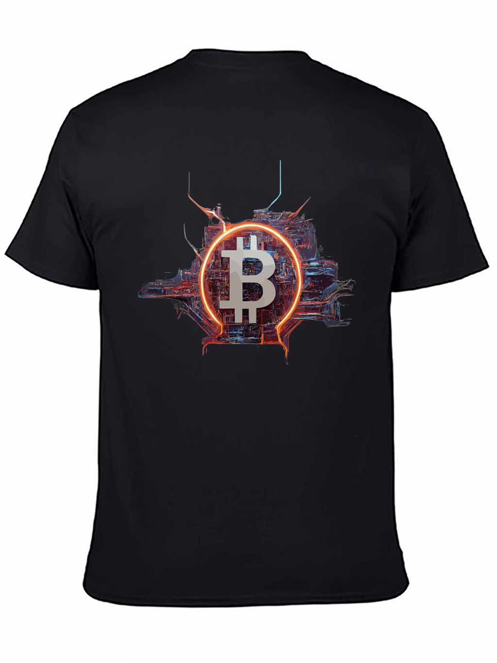 Bitcoin Sci-Fi T-Shirt - Crypto Currency Tee