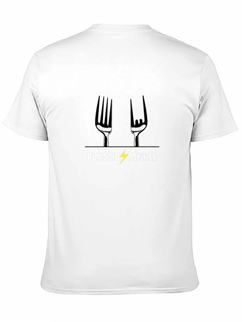 Plastic Metal Graphic T-Shirt - Black