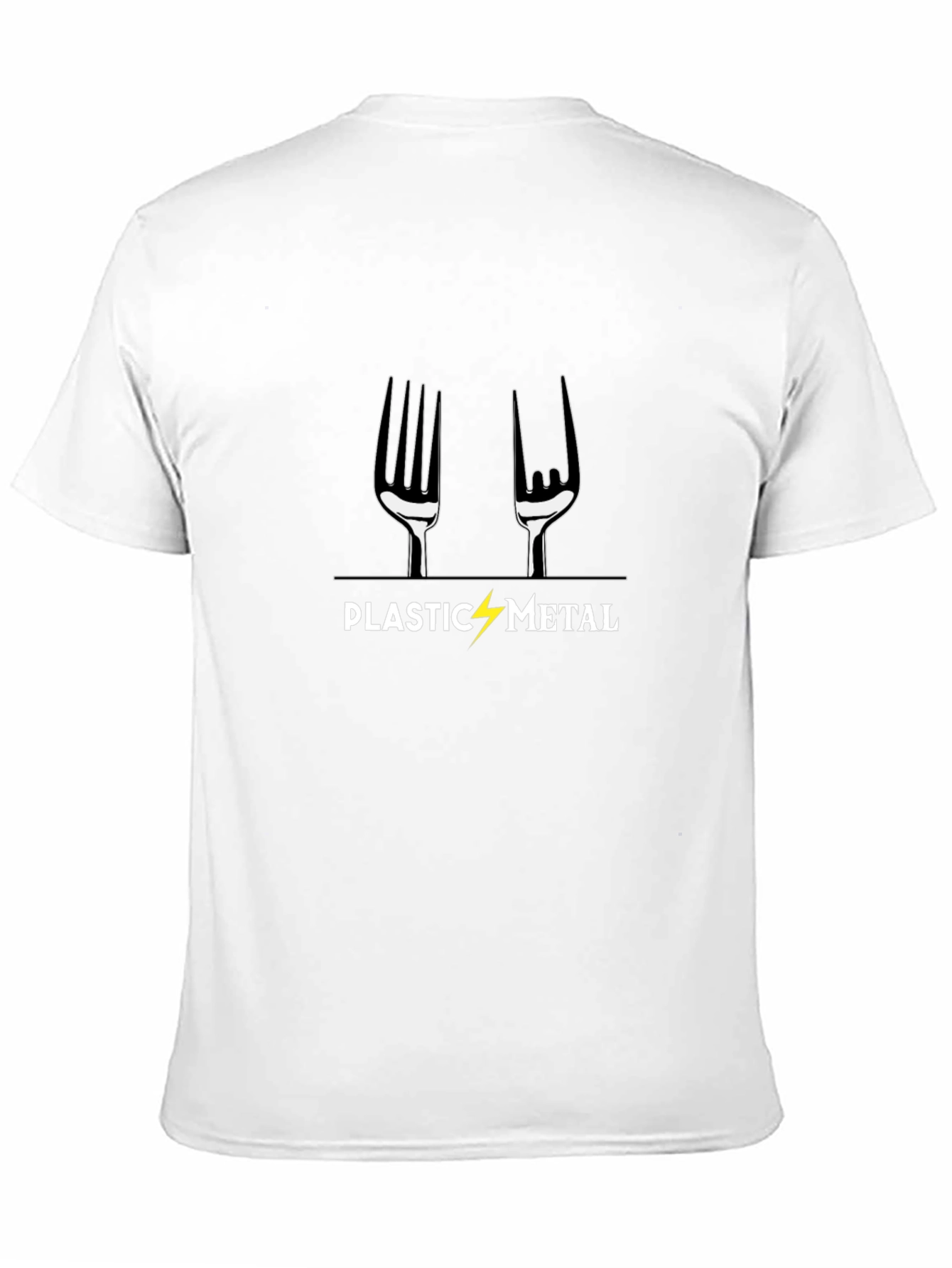 Plastic Metal Graphic T-Shirt - Black