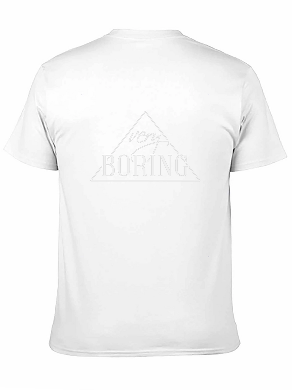 Very Boring Graphic Tee - Mens Black T-Shirt