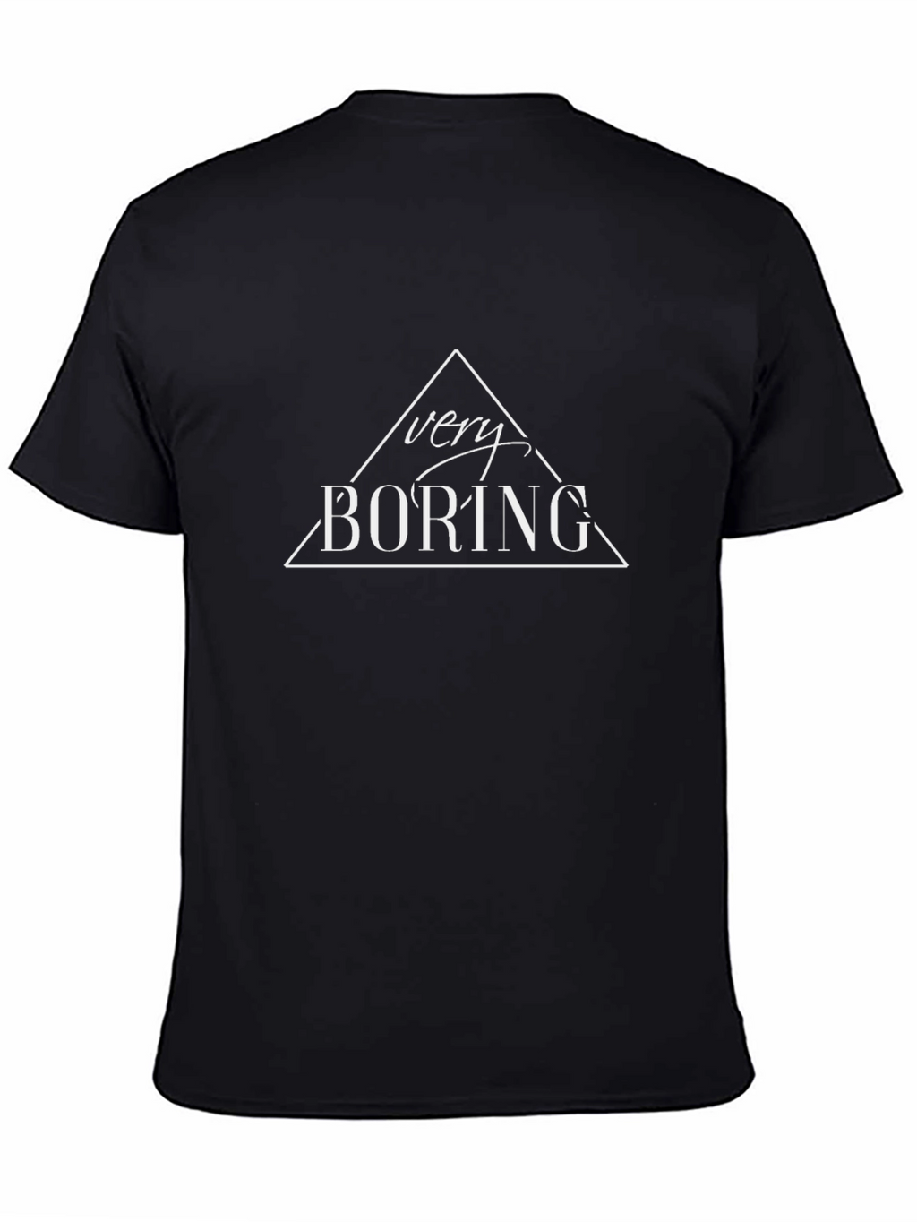 Very Boring Graphic Tee - Mens Black T-Shirt