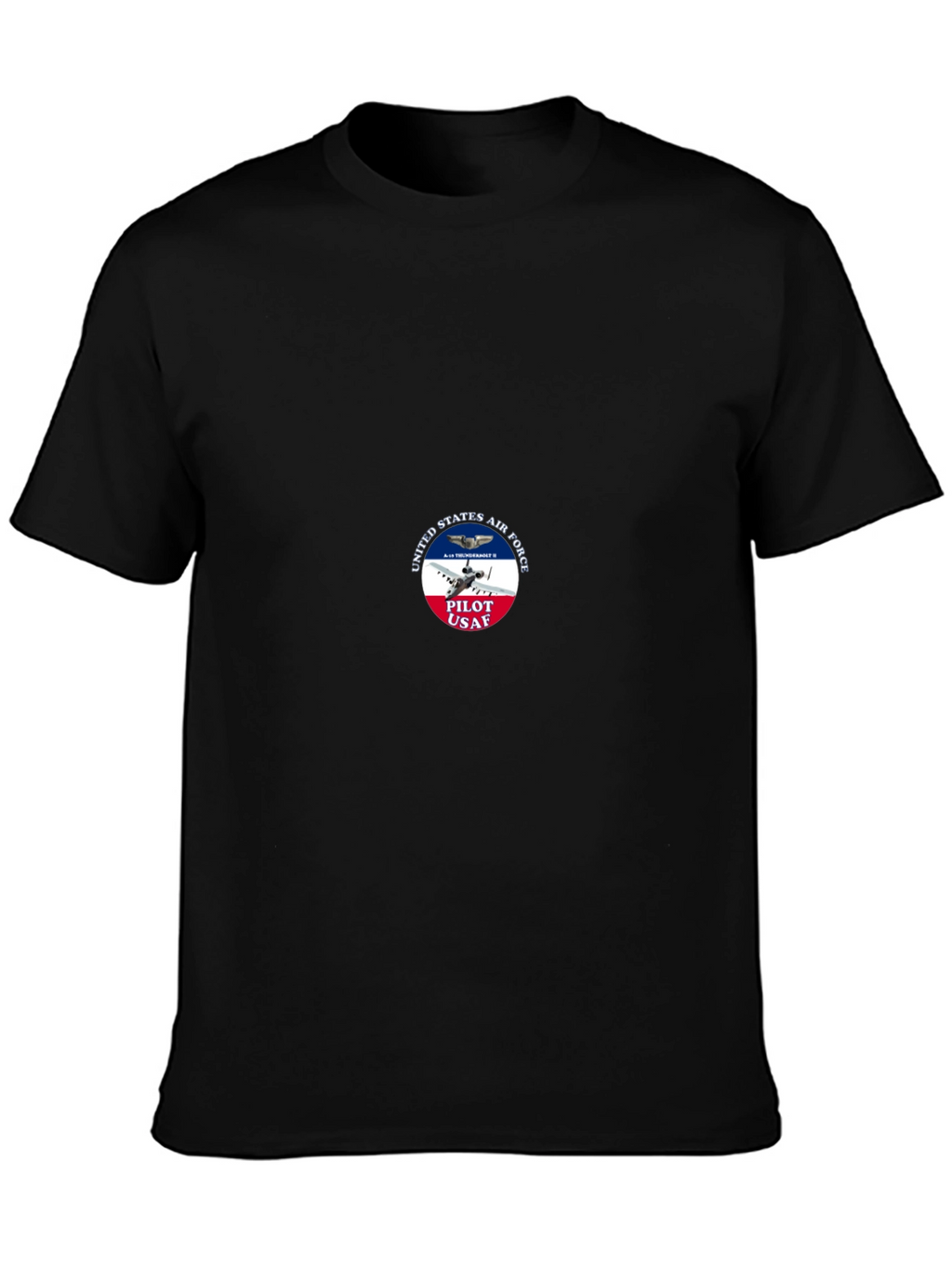 USAF Pilot Black T-Shirt