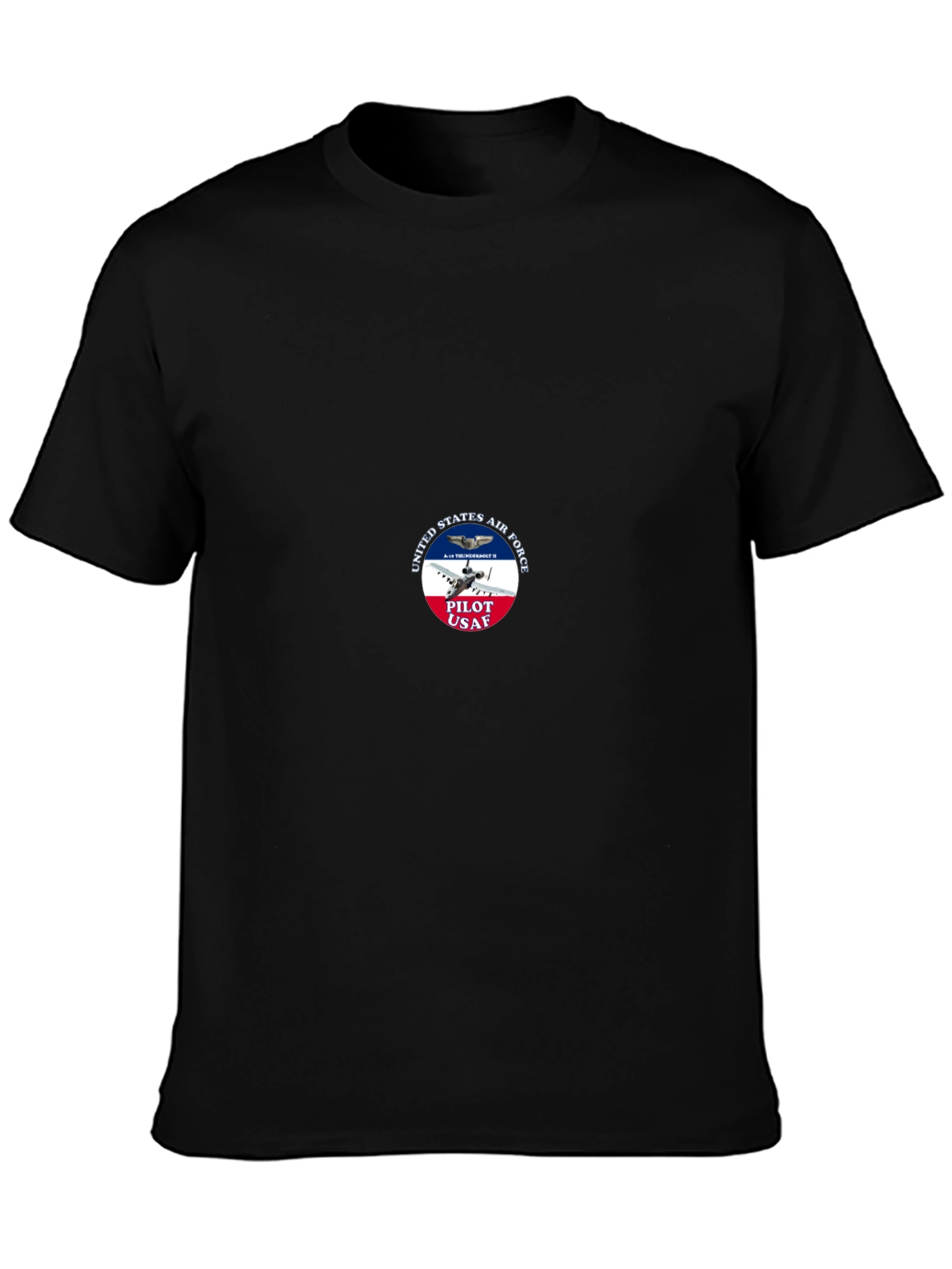 USAF Pilot Black T-Shirt