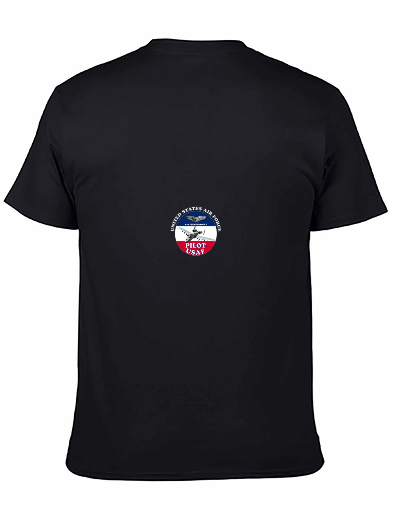 USAF Pilot Black T-Shirt