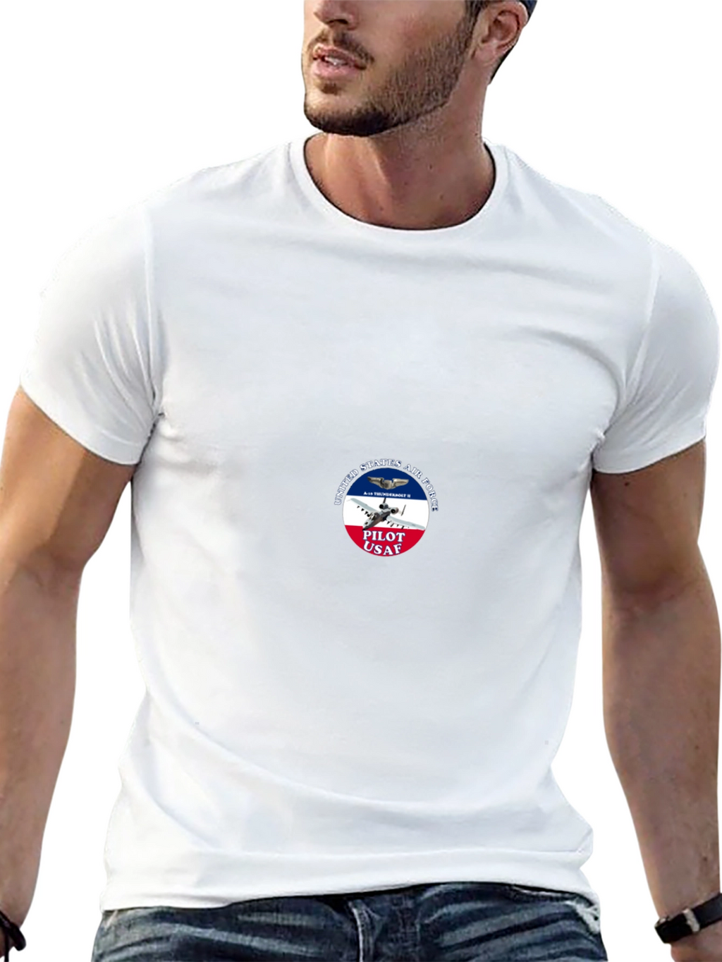 USAF Pilot Black T-Shirt