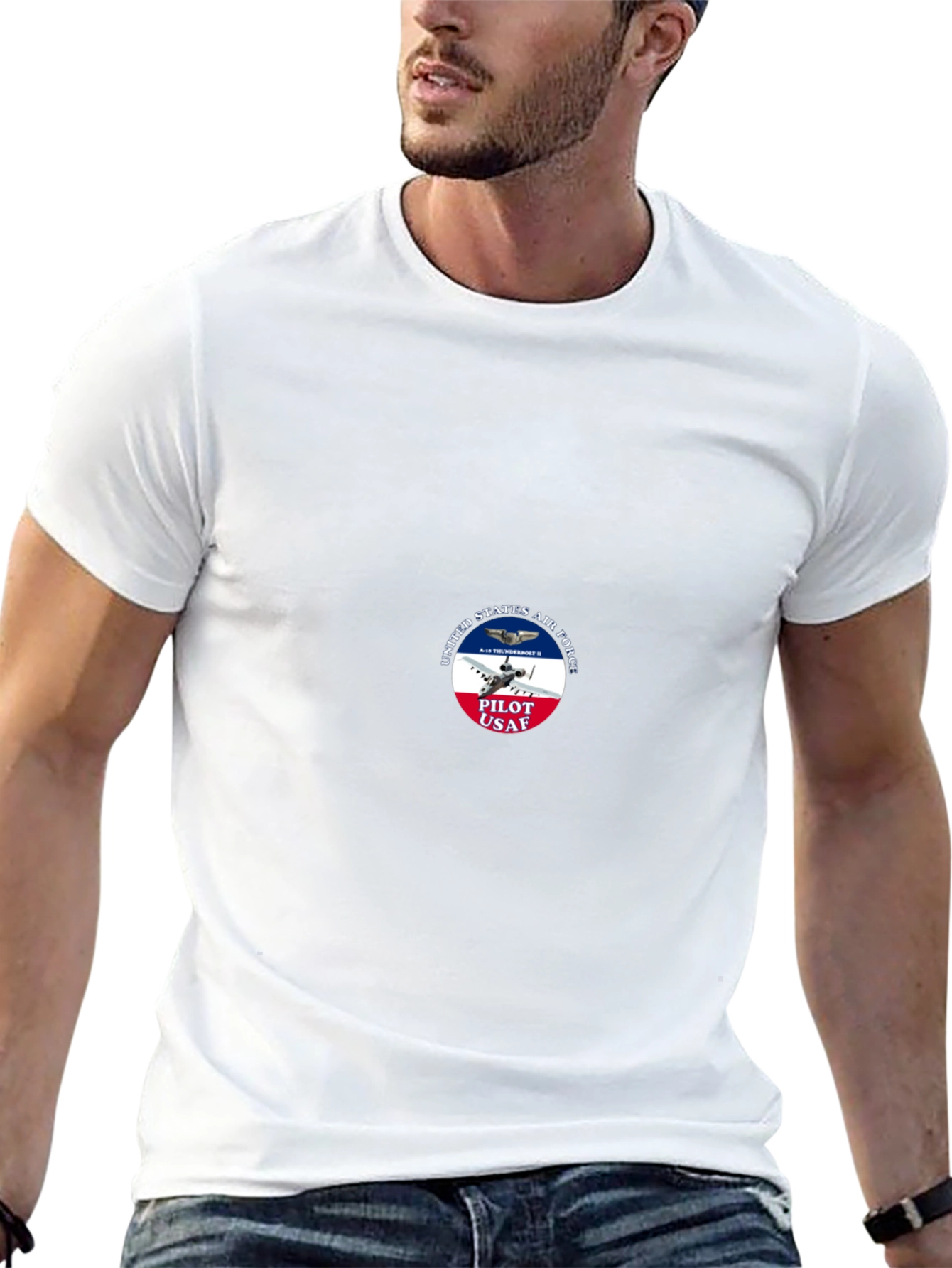 USAF Pilot Black T-Shirt