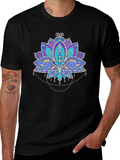 Lotus Flower Graphic T-Shirt