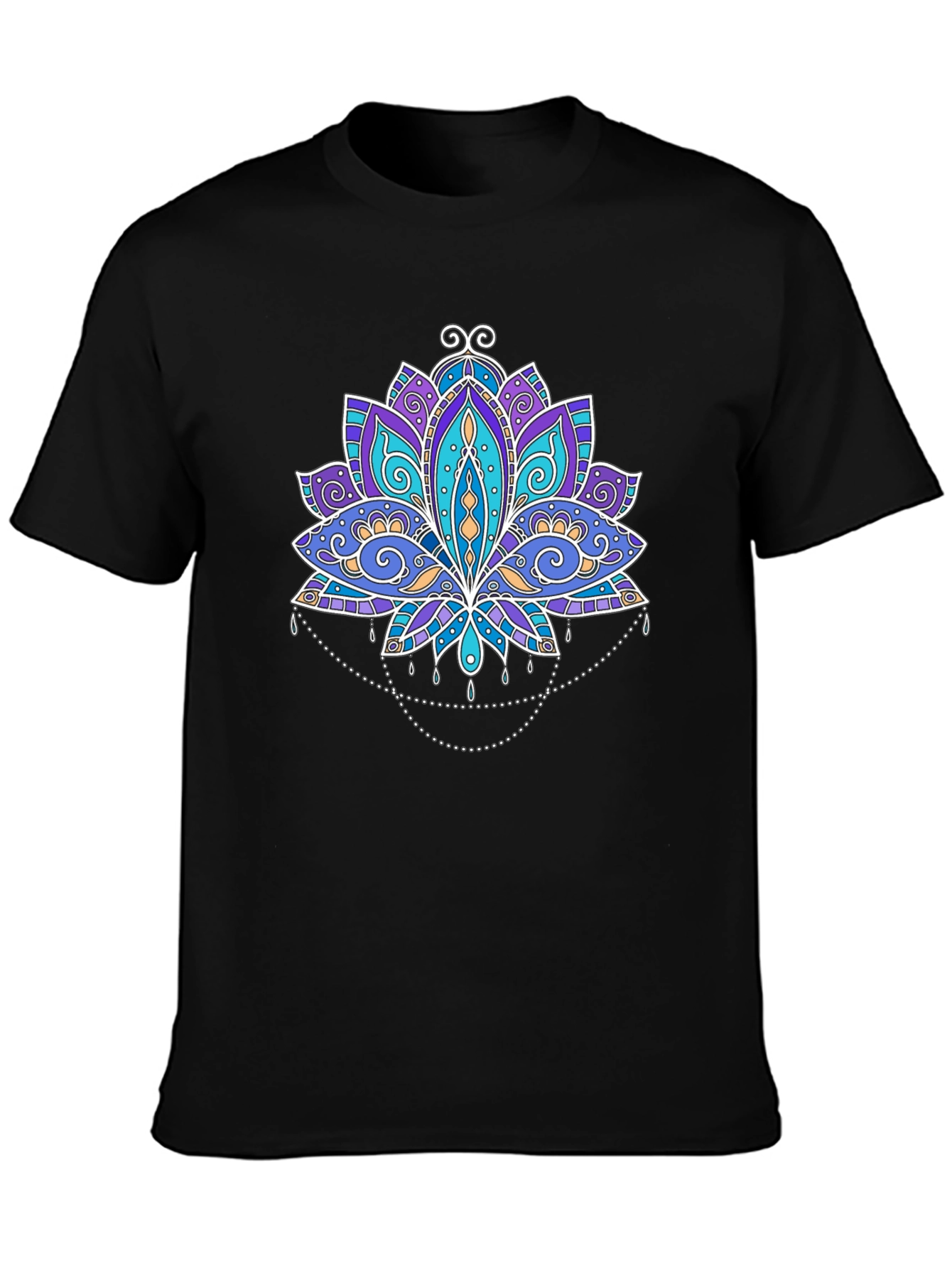 Lotus Flower Graphic T-Shirt