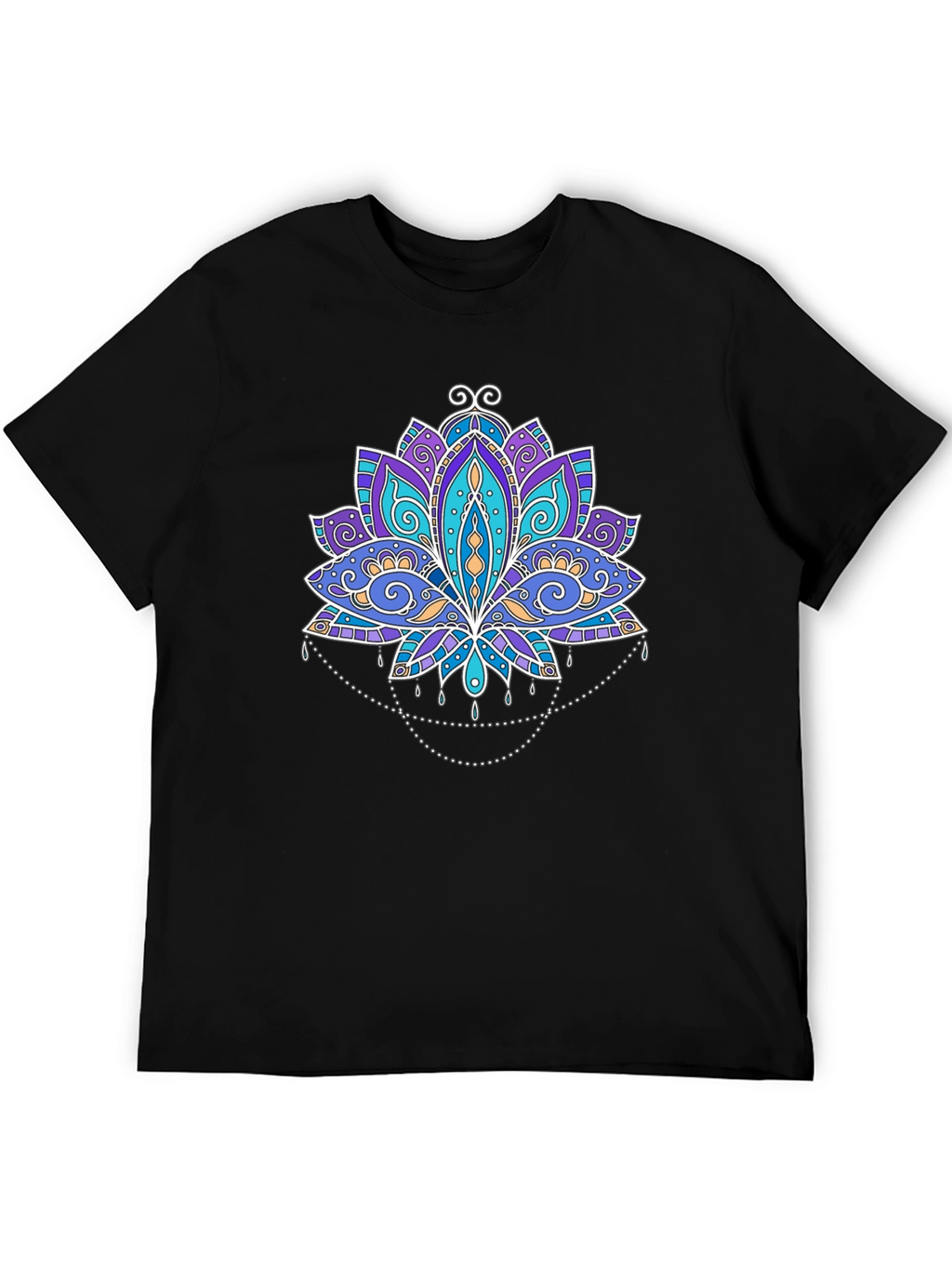 Lotus Flower Graphic T-Shirt