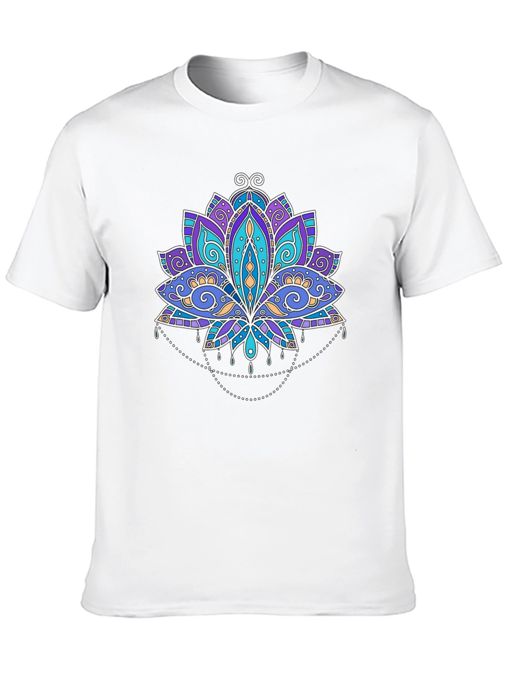 Lotus Flower Graphic T-Shirt