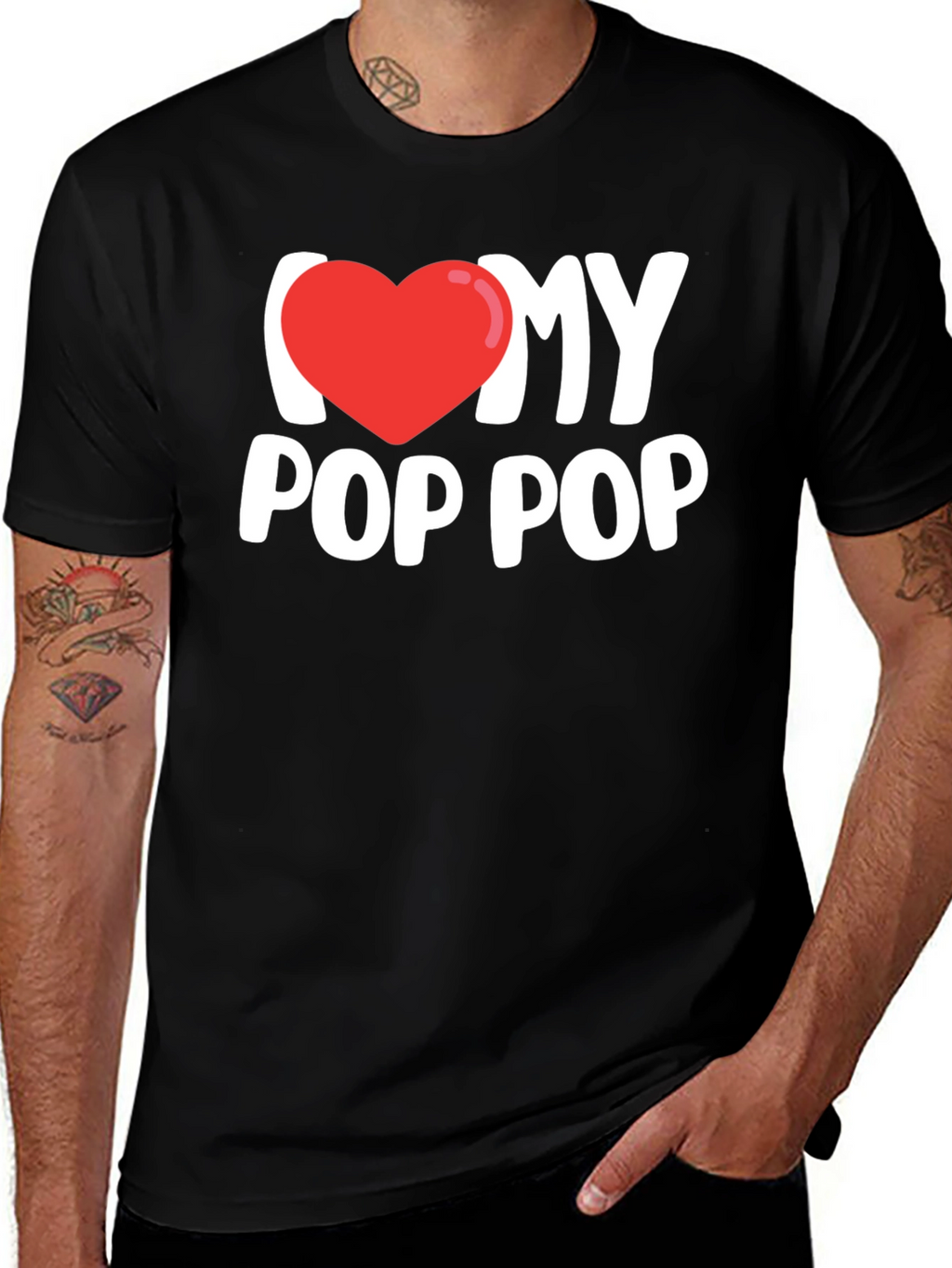 I Heart My Pop Pop T-Shirt