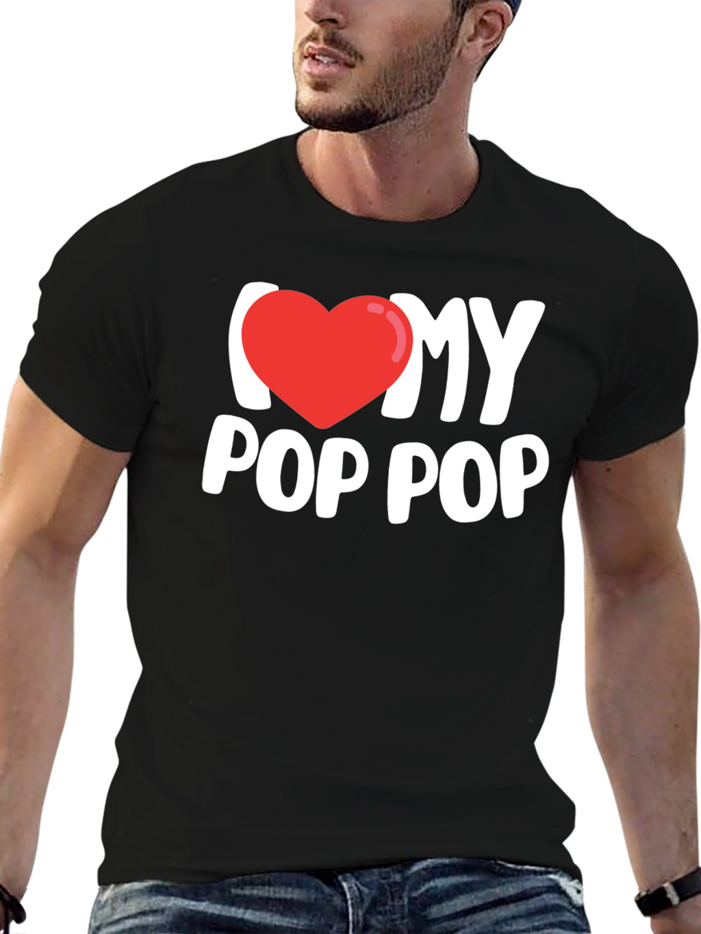I Heart My Pop Pop T-Shirt